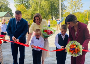 1 сентября в Волково после капитального ремонта была открыта Краснооктябрьская школа