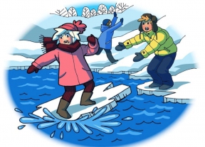 В преддверии зимы напоминаем о правилах безопасности на льду