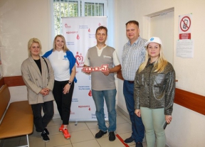 Сотрудники «Орелэнерго» приняли участие в донорской акции